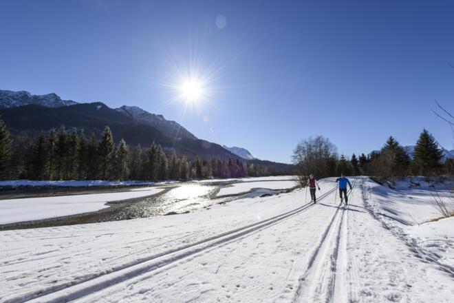 Langlauf Wallgau Isar