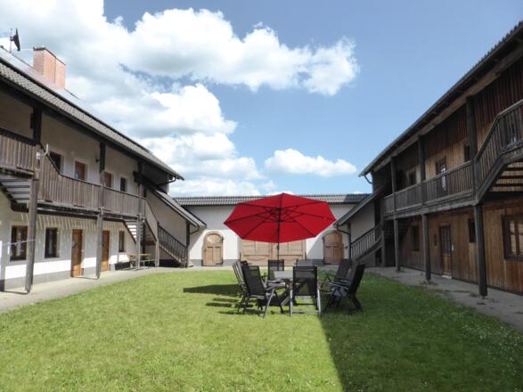 Loipeneinstieg direkt vor dem Haus