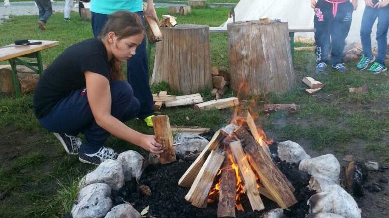 Lagerfeuer Im Garten