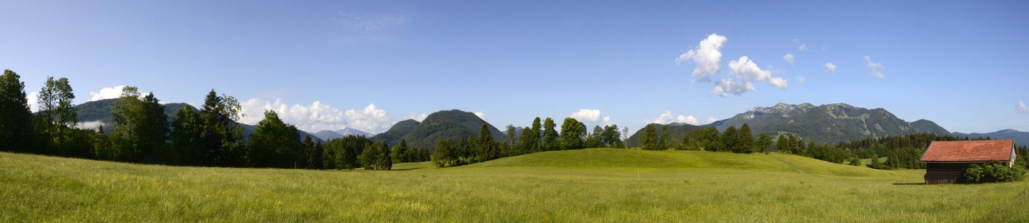 Bei der Mountainbikeauffahrt zum Schönberg im Isarwinkel
