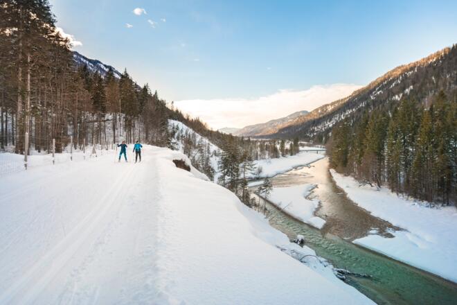 Langlaufen nach Vorderriss
