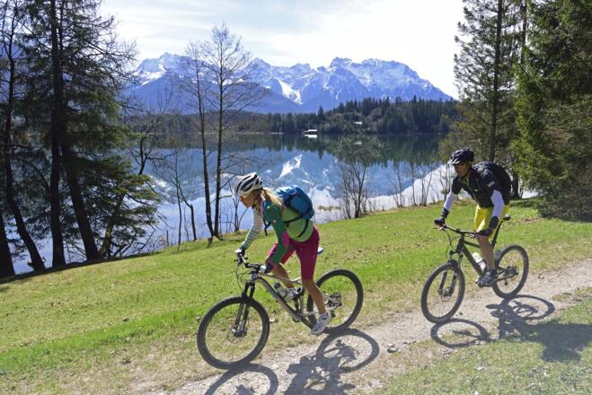Barmsee mit dem Bike