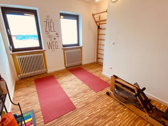 Fitnessraum Nohrd Waterrower Rudergerät