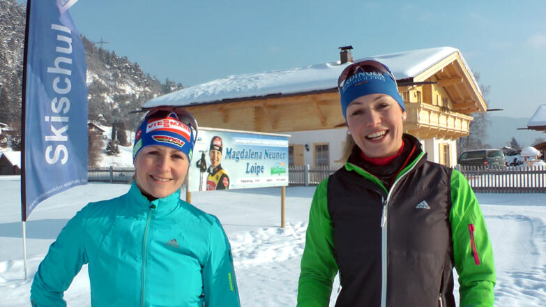 Langlaufen mit Beck und Neuner