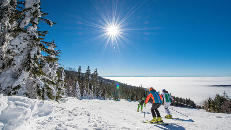 Traumhafte Pisten am Hochficht