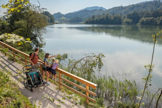 Familie Wanderweg Reintalersee barrierefrei Kramsach