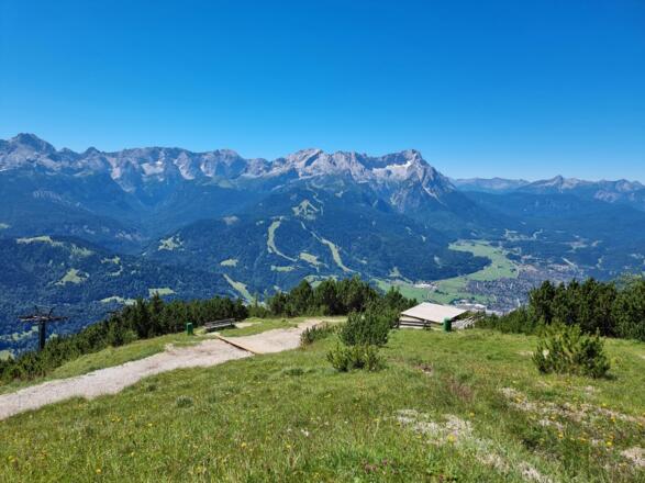 Blick auf Garmisch-Partenkirchen