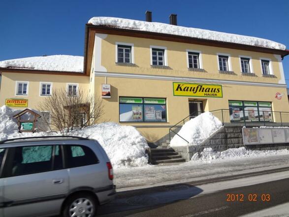unser Geschäft im Winter