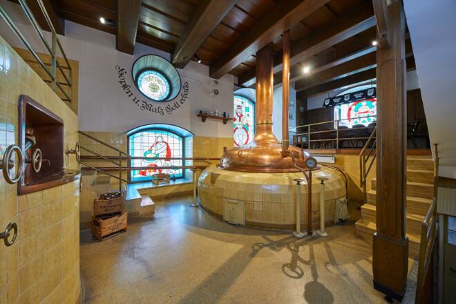 Stiftsbrauerei Schlaegl altes Sudhaus