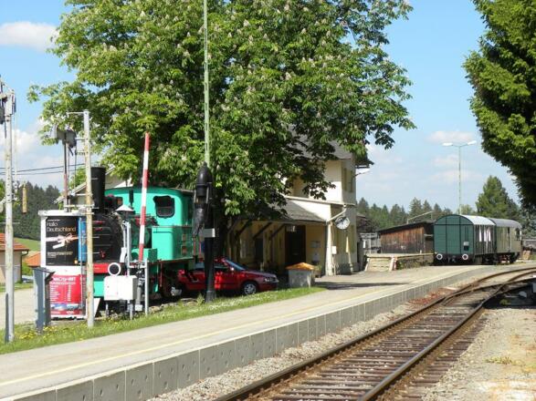 Bahnhof mit Mühlkreisbahnmuseum
