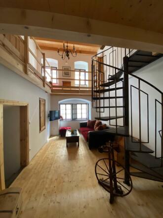 Windeltreppe. nach vorne