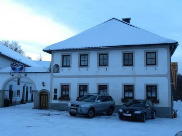 Jausenstation im Winter