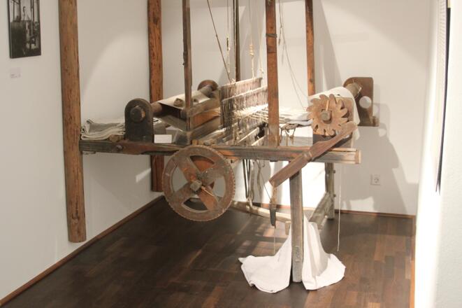 letzter aktiv betriebener Webstuhl