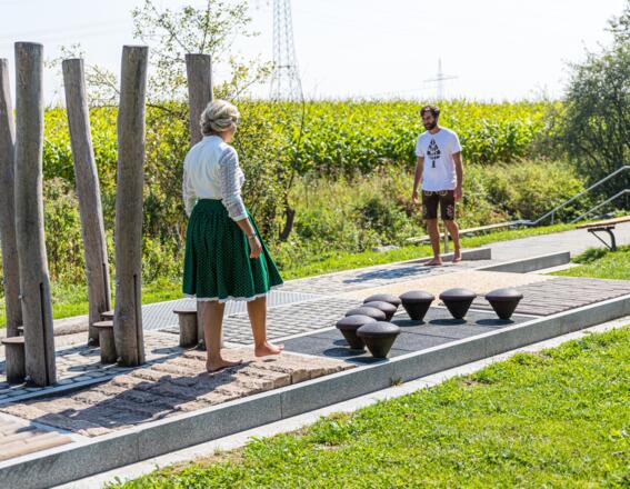 Barfußpfad am Germeringer See