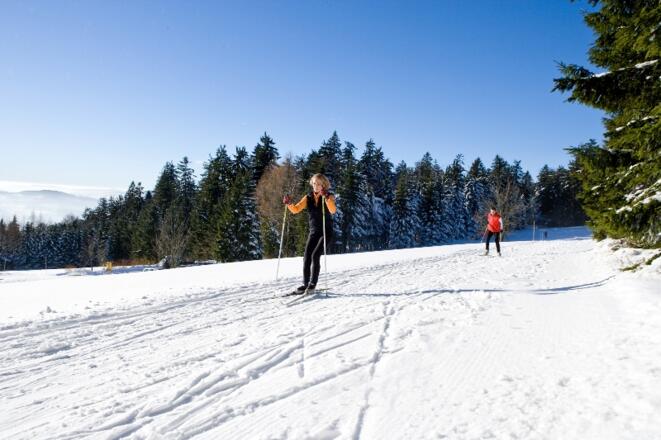 Langlaufen im Nordischen Zentrum Böhmerwald