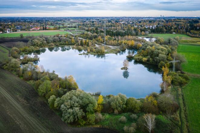 Luftaufnahme Böhmerweiher
