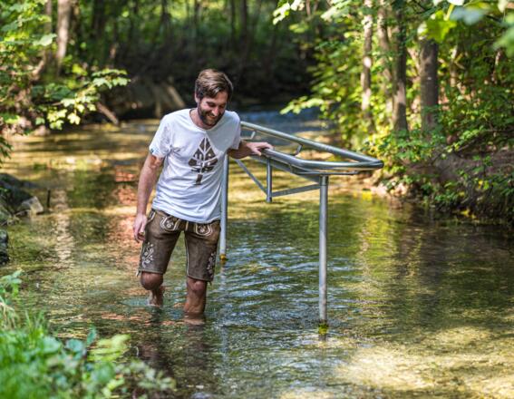 Kneippen in Puchheim-Bahnhof