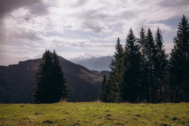 Wolkenspiele auf Etappe 2 SalzAlpenTour Chiemsee-Alpenland