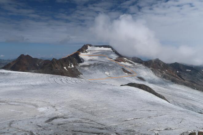 Neuer Routenverlauf vom Lübeckergrat zur Müllerhütte.