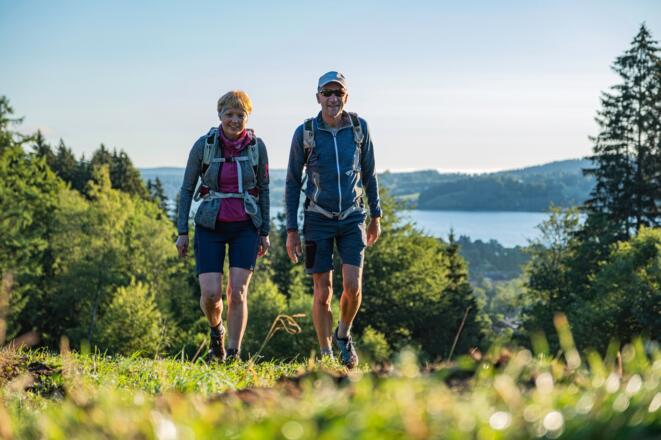 Wanderer am Tegernsee