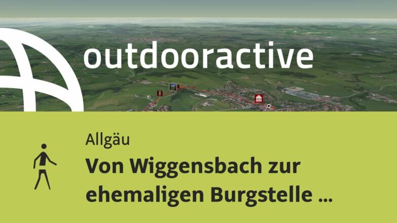 Wanderung im Allgäu: Von Wiggensbach zur ehemaligen Burgstelle Suseck