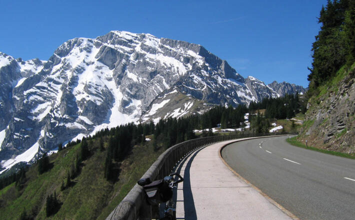 Panoramafahrt auf der Rossfeld-Straße