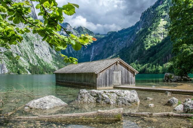 Bootshütte am Obersee