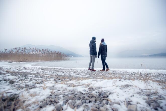 Winterspaziergang in Gmund am Tegernsee