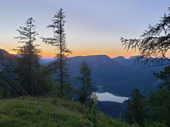 Abendstimmung mit Blick auf den Offensee