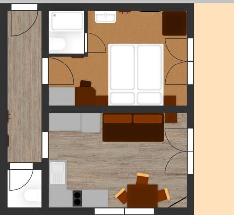 Raumplan Appartement Hemerkogel