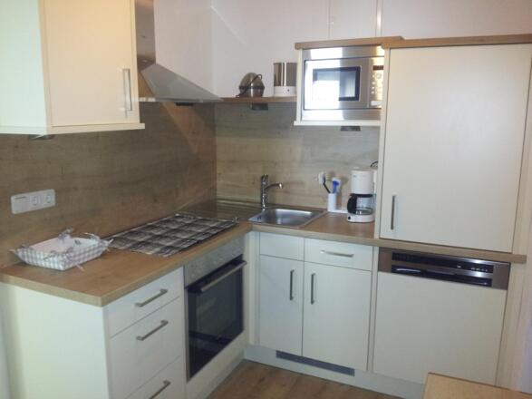 Appartement B Kueche Haus Leo Soelden Oetztal