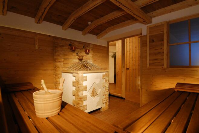 Wellness-Hüttensauna