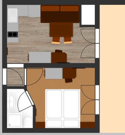 Raumplan Appartement Enzian