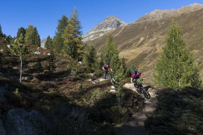 Biken in Sölden