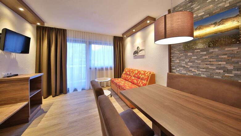 Wohn - Schlafraum Apt 45 m²