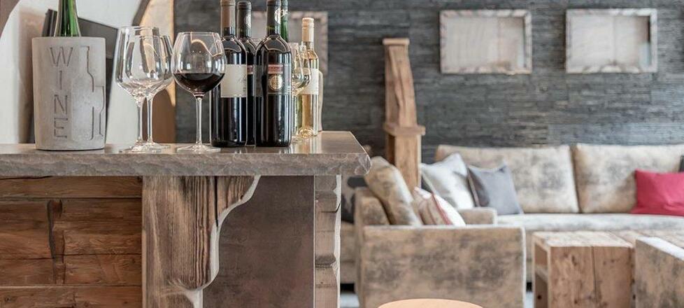 Chalet Weinverkostung