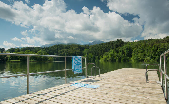 Steg am Höglwörther See