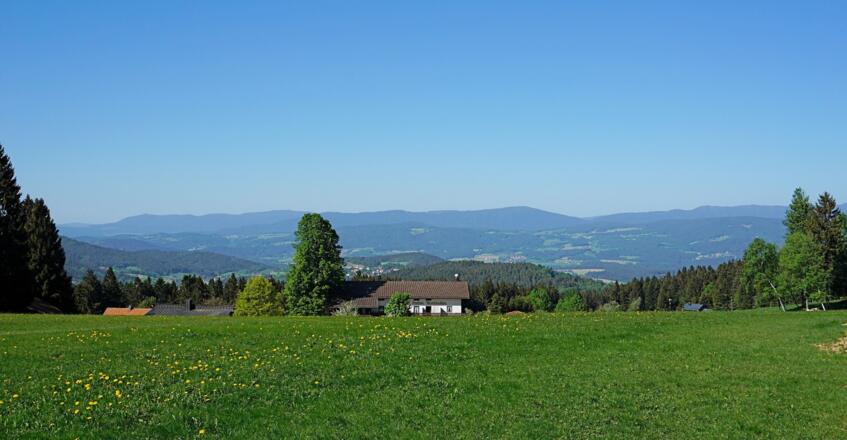 Aussicht bei St. Englmar, OT Predigtstuhl