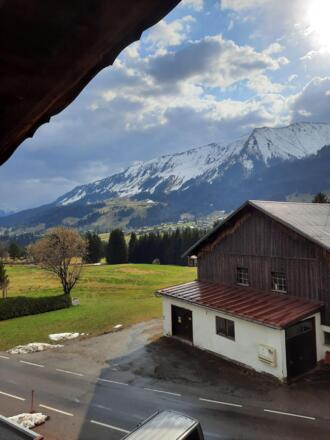 Blick vom Balkon