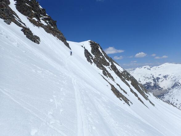 Rückweg am Fuß vom Südlichen Schwarzhorn