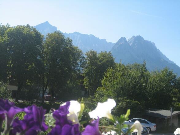 Bergblick vom Balkon