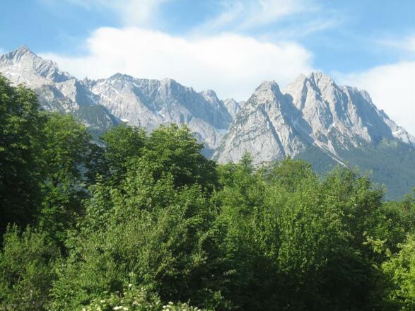 Blick vom Balkon