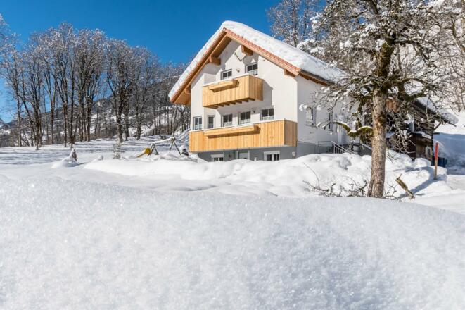 Hausansicht Winter
