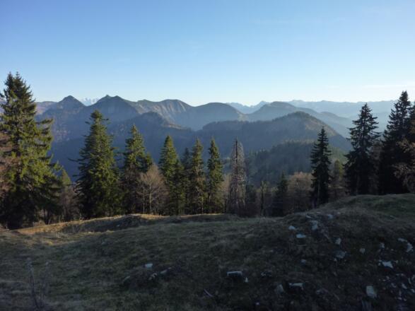 Gennerhorn bis Trattberg, rechts hinten das Tennengebirge