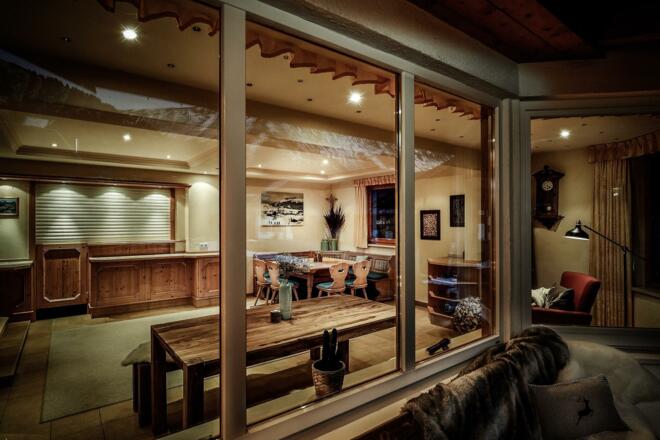 Lounge im Gästehaus Strasser