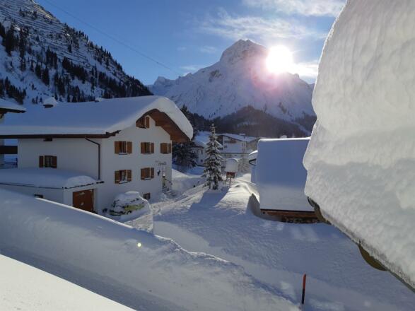 Blick von unserem Haus