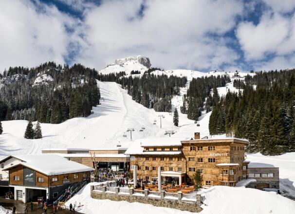 Auenhütte Hirschegg Winter