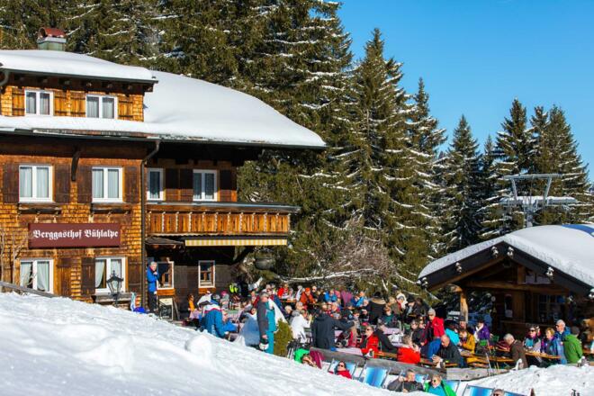 Bühlalpe Mittelberg Winter
