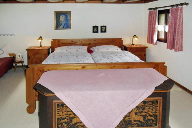 Schlafzimmer im Ferienhaus s'Badl in Bad Goisern