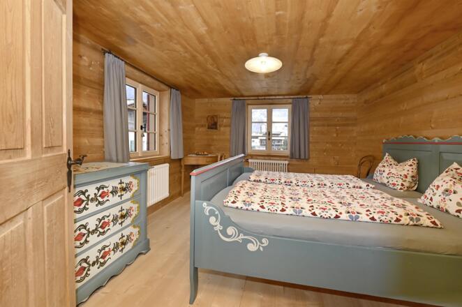Schlafzimmer 1 mit Doppelbett
